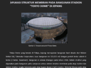 Aplikasi Struktur Membran Pada Bangunan Stadion