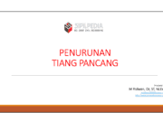 PENURUNAN / KONSOLIDASI TIANG PANCANG