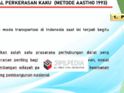 DESAIN TEBAL PERKERASAN KAKU (RIGID PAVEMENT)