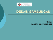 DESAIN SAMBUNGAN