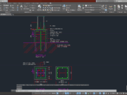 Denah dan Gambar CAD Struktur_PEDESTAL BS-H250