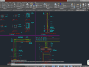 Denah dan Gambar CAD Struktur_COLUMN & FOOTING