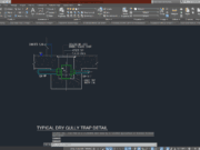 Denah dan Gambar CAD Mekanikal Electrical_DRY GULLY TRAP DETAILS