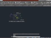 Denah dan Gambar CAD Mekanikal Electrical_HEAVY DUTY CLEAN OUT DETAIL