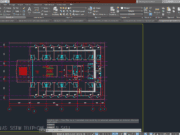 Denah dan Gambar CAD Mekanikal Electrical_INSTALASI SISTIM TELEPHONE LANTAI SATU