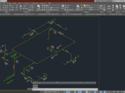 Denah dan Gambar CAD Mekanikal Electrical_ISOMETRIK AIR BERSIH LT.BASEMENT