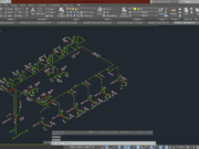 Denah dan Gambar CAD Mekanikal Electrical_ISOMETRIK AIR BERSIH LT2