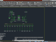 Denah dan Gambar CAD Mekanikal Electrical_MAIN PANEL DIAGRAM GARIS TUNGGAL