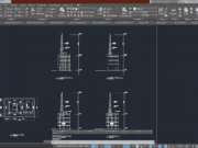 Denah dan Gambar CAD_Gambar Kerja Bangunan Menara 3400-B