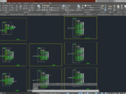 Denah dan Gambar CAD Mekanikal Electrical_PANEL DIAGRAM GARIS TUNGGAL