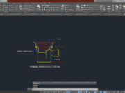 Denah dan Gambar CAD Mekanikal Electrical_PARKING DRAIN OUTLET DETAIL
