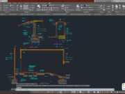 Denah dan Gambar CAD Struktur_PARKING LEVEL SECTION