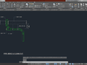 Denah dan Gambar CAD Mekanikal Electrical_PIPE BEND & CLEAN OUT