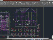 Denah dan Gambar CAD Struktur_Pembesian lantai 1