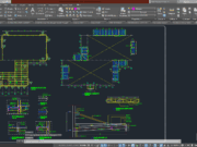 Denah dan Gambar CAD Struktur_Plat Lantai dan Kanopy