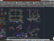Denah dan Gambar CAD Struktur_Potongan Pond dan Pagar