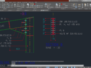 Denah dan Gambar CAD Struktur_RAFTER RAF-300