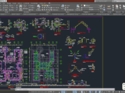 Denah dan Gambar CAD Struktur_Ring Balok dan Atap