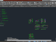 Denah dan Gambar CAD Struktur_Split Slab at Roof