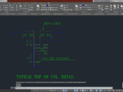 Denah dan Gambar CAD Struktur_TOP OF COL DETAIL