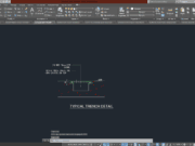 Denah dan Gambar CAD Mekanikal Electrical_TRENCH DETAIL