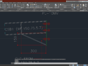 Denah dan Gambar CAD Struktur_Jepit W15-1B20