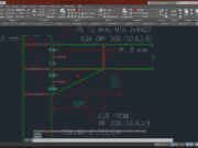 Denah dan Gambar CAD Struktur_Jepit W300-CLM