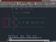 Denah dan Gambar CAD Struktur_Jepit WF350-G