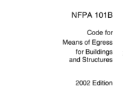 NFPA 101B-2002 – Code for Means of Egress for Buildings and Structures 2002 Edition
