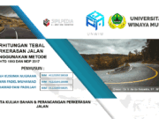 PERHITUNGAN TEBAL PERKERASAN JALAN MENGGUNAKAN METODE AASHTO 1993 DAN MDP 2017
