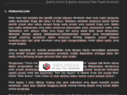 Quality Control Quality Assurance Pada Proyek Konstruksi