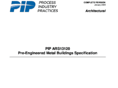 PIP ARS13120 – Pre-Engineered Metal Buildings Specification