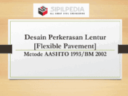 Desain Perkerasan Lentur Metode AASHTO 1993/BM 2002