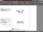 Denah dan Gambar CAD_Gambar Kerja Bangunan Swiming Pool-DENAH & POTONGAN PON-1