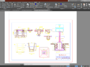Denah dan Gambar CAD_Gambar Kerja Bangunan SPBU-Konstruksi Grill Oil Cather & Menara Air