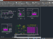 Denah dan Gambar CAD_Gambar Kerja Bangunan Swiming Pool-Ruang genset Swiming Pool