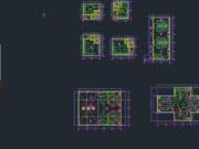 Denah dan Gambar CAD_Gambar Kerja Bangunan Mesjid_Ceiling Lantai Atas