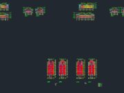 Denah dan Gambar CAD_Gambar Kerja Bangunan Mesjid_Denah Potongan