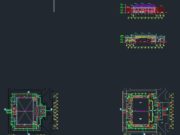 Denah dan Gambar CAD_Gambar Kerja Bangunan Mesjid_Denah Potongan Serbaguna