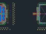 Denah dan Gambar CAD_Gambar Kerja Bangunan Mesjid_pola-lantai