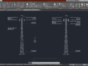 Denah dan Gambar CAD Tower BTS_14BRS047_RBS_SIDR DWG Report_HWI_JAG22