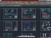 Denah dan Gambar CAD Telecom Tower Construction_40m 2 GENSET INDOOR_ph1a