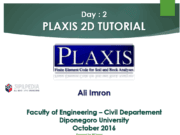 Modul Pelatihan Software Plaxis