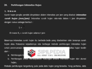 Perhitungan Intensitas Hujan