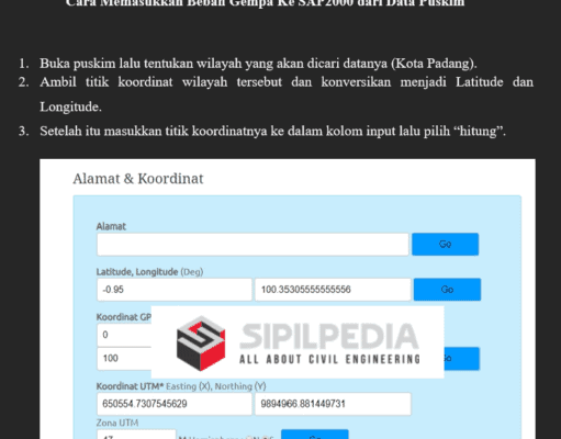 Tutorial Memasukkan Beban Gempa Ke SAP2000