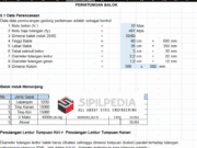 Perhitungan Balok