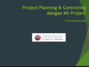Project Planning & Controlling dengan MS Project