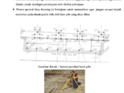 METODE PELAKSANAAN PONDASI BORED PILE