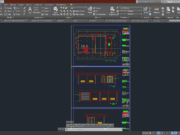 Denah dan Gambar CAD Rumah Pompa_RUMAH POMPA & GENSET