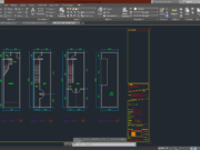 Denah dan Gambar CAD Ruko_RUKO PAK MIN PASAR BARU